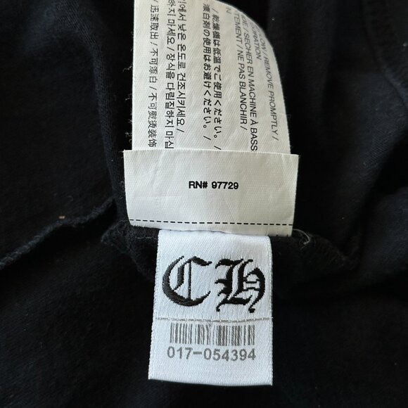 Chrome Hearts Black & Red Horseshoe Logo T-Shirt - Picture 7 of 7